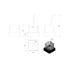 Cheminée au bioéthanol TANGO 3 pour table