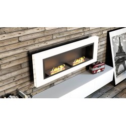 Bio-cheminée murale modèle Leonardo 7kw 2x1,5 lit